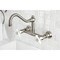 Kingston Brass KS3248PX Two-Handle Wall Mount Bathroom Faucet, Brushed Nickel KS3248PX - alternate 3